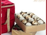 How to Organize Christmas Ornaments