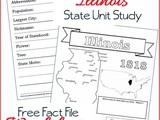 Illinois State Fact File Worksheets