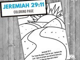 Jeremiah 29:11 Coloring Page