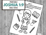 Joshua 1:9 Coloring Page