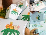 Jungle Themed Baby Shower Favor Boxes