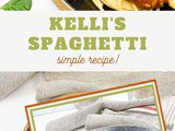 Kelli’s Spaghetti Recipe