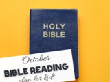 Kids Bible Reading Plan for October