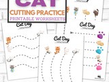 Kitty Cat Cutting Practice that are “Purr-fect”