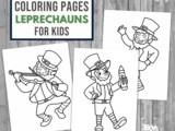 Leprechaun Coloring Pages