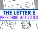 Letter e Preschool Worksheets