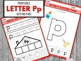 Letter p Preschool Cutting Pages