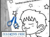 Mark 9:23 Bible Verse Coloring Page