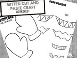 Mitten Cut and Paste Craft