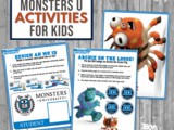 Monsters University Names Printables