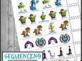 Monsters University Sequencing Printables