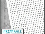 Monsters University Word Find Printable