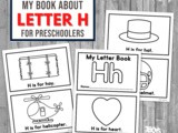 My Printable Letter h Book