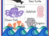 Ocean Animals Unit Study: Reading Flash Cards
