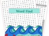 Ocean Animals Unit Study: Word Find Printables