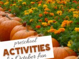 October Theme Ideas for Preschool