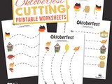 Oktoberfest Cutting Practice Sheets