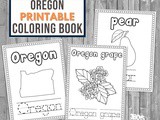 Oregon Coloring and Handwriting Book