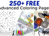 Over 250 Free Advanced Coloring Pages