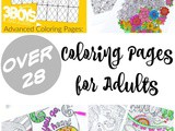 Over 28 Coloring Pages for Adults
