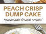 Peach Crisp Dump Cake Recipe