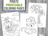 Pirate Coloring Sheets
