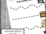 Pirate Cutting Activity for Preschool