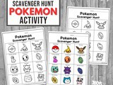 Pokemon Scavenger Hunt