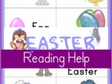 Printable Easter Worksheets:  Reading Flash Cards