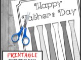 Printable Father’s Day Tie Card