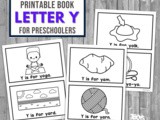 Printable Letter y Book