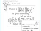 Proverbs 14:29 Coloring Page Set