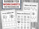 Rainbow Fish Activity Sheets