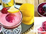 Raspberry Lemon Sorbet Mocktail Recipe