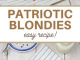 Red White and Blue Blondies Recipe
