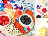 Red White and Blue Charcuterie Board