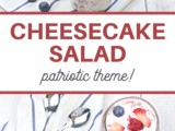 Red White and Blue Cheesecake Salad Recipe