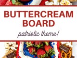 Red White and Blue Icing Board