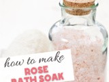 Rose Bath Soak Recipe