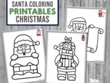 Santa Coloring Pages