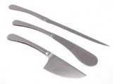 Save 80% on 3-Piece Cheese Knife Set in Stainless Steel with Gift Box