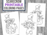 Scarecrow Coloring Printables