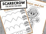 Scarecrow Fine Motor Activities for Preschool