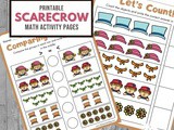 Scarecrow Math Activities for Preschool