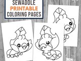 Sewaddle Pokemon Coloring Pages