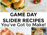 Sliders Recipes for Game Day