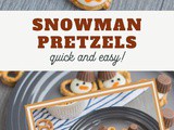 Snowman Pretzels Recipe