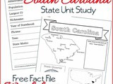 South Carolina State Fact File Worksheets