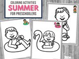 Summer Coloring Activities for Preschoolers