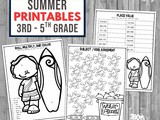 Summer Elementary Grammar Worksheets
